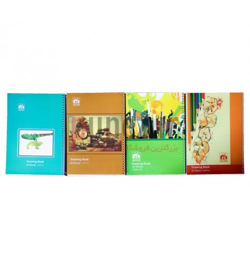 دفتر نقاشی نهال مدل 60 برگ سیمی کد PN-60